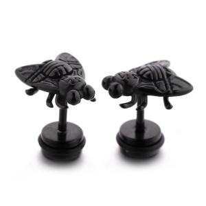 Quality Unique stud earrings animal shape black stud earrings on hot sale wholesale