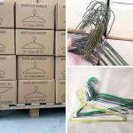 Customizable Dry Cleaners Hangers , Tearproof Metal Wire Coat Hangers