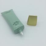 Green Empty PET Soft 60ml Plastic Cosmetic Tubes