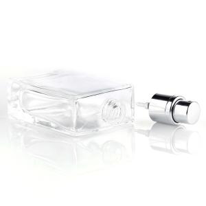 Quality 30ml Perfume Spray Pump Clear Black Aluminum Glass wholesale