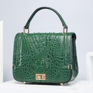 Quality Authentic Genuine Crocodile Skin Female Small Purse Women Handbag Exotic Alligator Leather Lady Cross Shoulder Bag wholesale