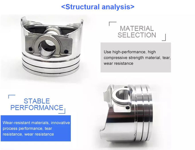 Diesel Engine Piston Liner Piston Kit Isuzu For 6HE1 Engine 8-94396837-0