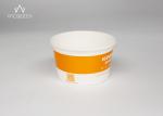 Small Customized Paper Sundae Cups , Gelato Paper Cups Food Grade