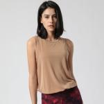 Summer Activewear T Shirts Split Back Running Fitness Loose Sports T-Shirt