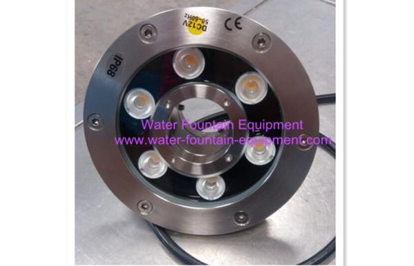 Submersible Underwater Fountain Lights Sub Led Donat Light Middle Smooth Hole