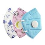 Ultrasonic Welding Disposable Kids Mask , 4 Layer Child Size Respirator Mask