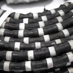 Quality 40 Beads Per Meter Marble Diamond Wire Saw Rubber Concrete Cutting wholesale