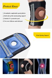 Quality Flexible adjustable waterproof knee support for sports wholesale