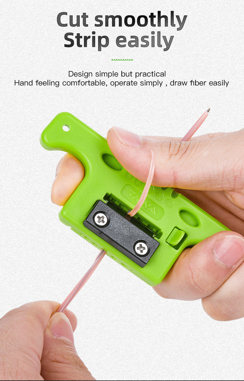 Fiber Optic Stripper 1.9-3.0mm Vertical Cable Cutter Cable Stripper