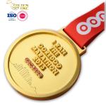 Custom Gymnastics Award Medal Ribbons Graduation Zinc Alloy Carnival Medallions
