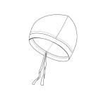 Hospital Disposable Scrub Caps , Cotton Polyester Doctors Surgical Hats