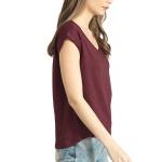 Manufacturer In China custom logo Solid V Neck Pure Cotton T Shirts Custom