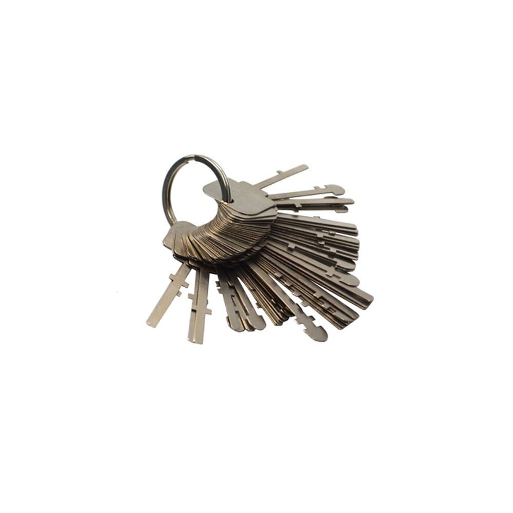 High Quality KLOM gold steel padlock 40PCS universal test key