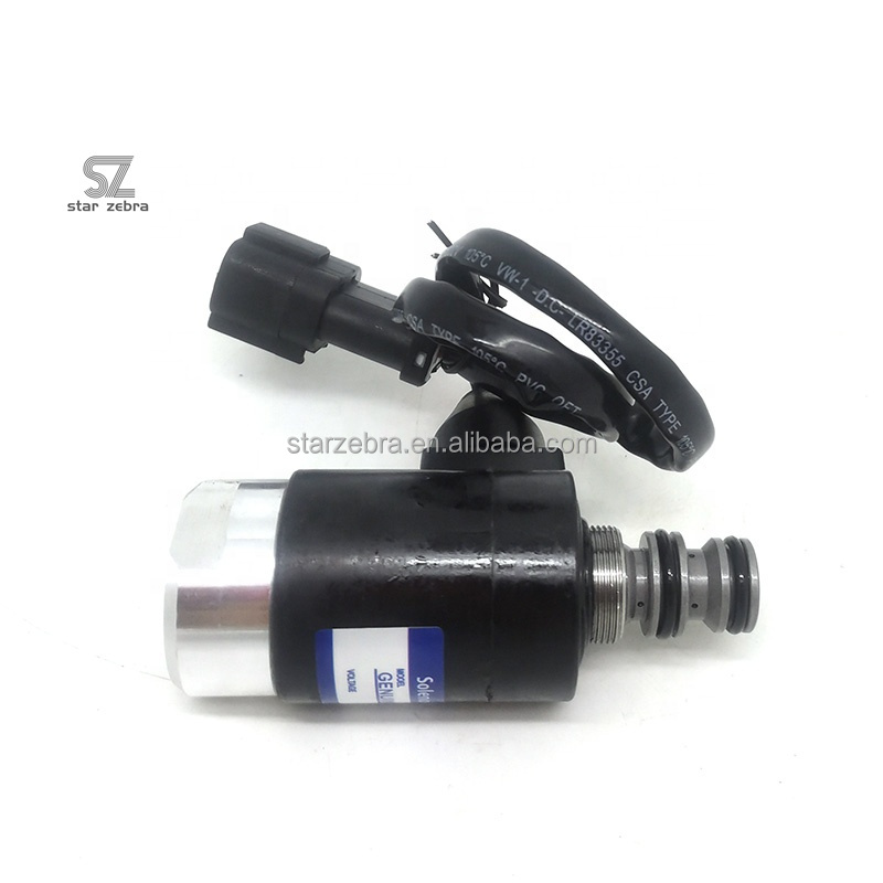 High Guarantee Excavator Rotary Solenoid Valve Part number 203-60-62171 203-60-62161 for PC120-5 PC120-6 DC 24V