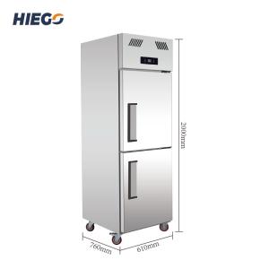 Quality Commercial Double Door Upright Freezer R134a Vertical Display Chiller wholesale