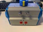 double acting aluminum alloy rack and pinion pneumatic rotary actuator