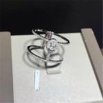 Luxury jewelry Luxury Jewelry Double circle ring material 18k white gold yellow