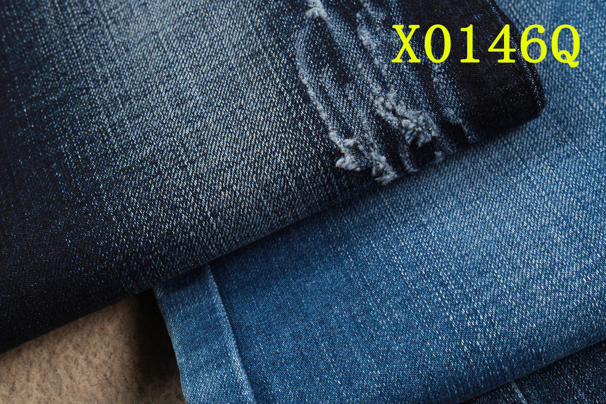 9.7Oz Denim Spandex Fabric Medium Spandex Denim Material Cotton Polyester