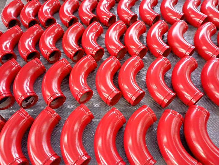 PM DN125 Two Layer Concrete Pump Pipe Bend Pipe Elbow For Boom Truck
