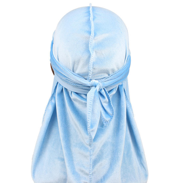 Customized Velvet Wave Durag Cap Bonnet for 360 Wave Headcover