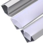 V Slot 3030 Triangle LED Aluminum Extrusion Wardrobe Kitchen Cabinet Corner LED