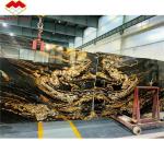 Chinese Granite Luxury Kitchen Countertop with Polished Black Gold Stone