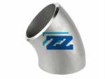 45 Degree Stainless Steel Pipe Elbow , Stainless Butt Weld Fittings 16 " SCH80S