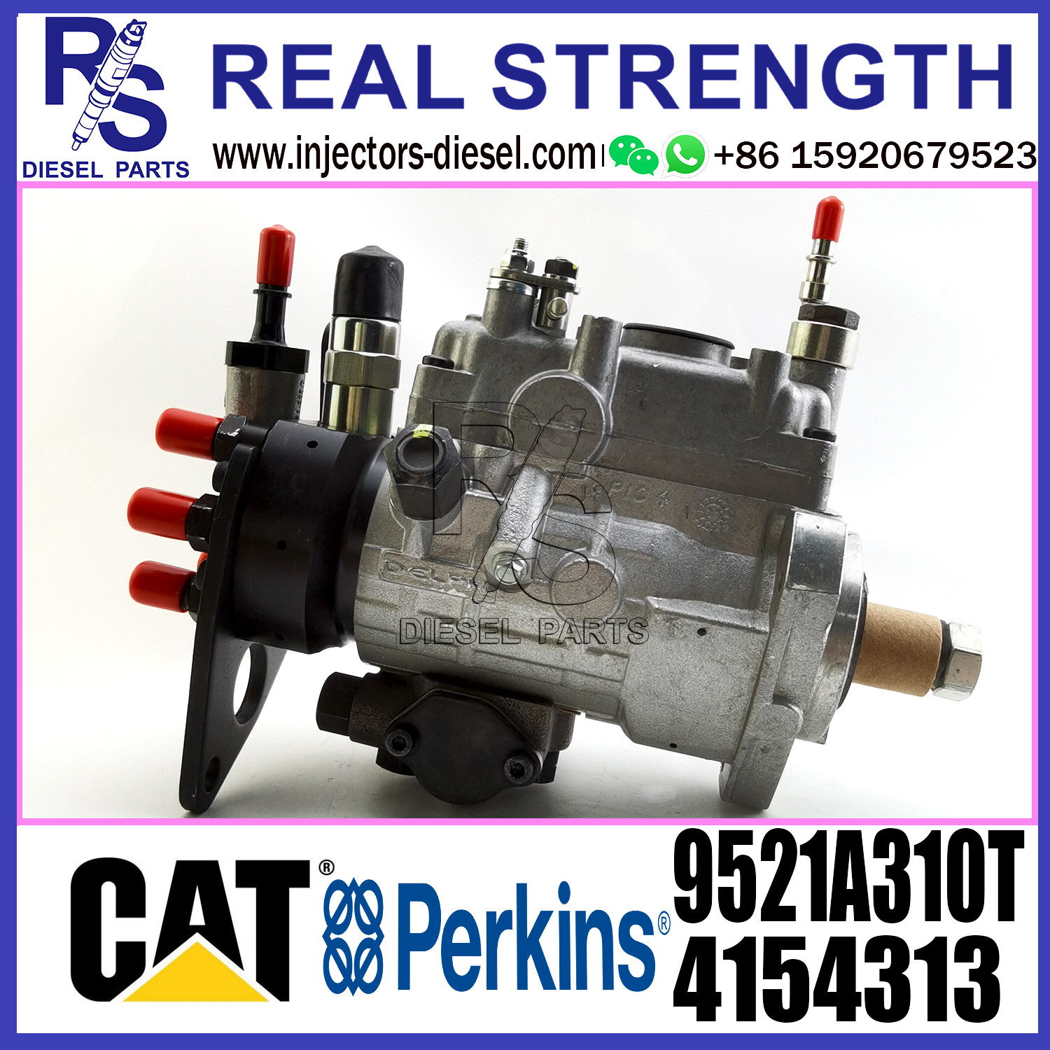 DELPHI 4-cylinder 4154313 9521A310T Diesel Fuel Injector Pump assembly 4154313 9521A310T for Perkins engine
