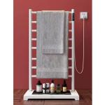 SUS304 Steel Black Floor Free Standing Towel Warmer Hot Towel Warmer Rack