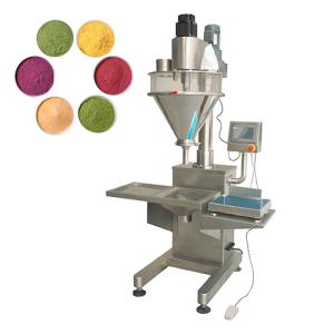 Quality Vertical Small Powder Bottle Filling Machine Stick Auger Fine Semi Automatic wholesale