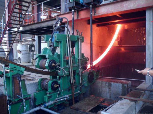 Cheap R8M 5S Continuous Cast Billets , Automatic Straight Ladle Turret for sale