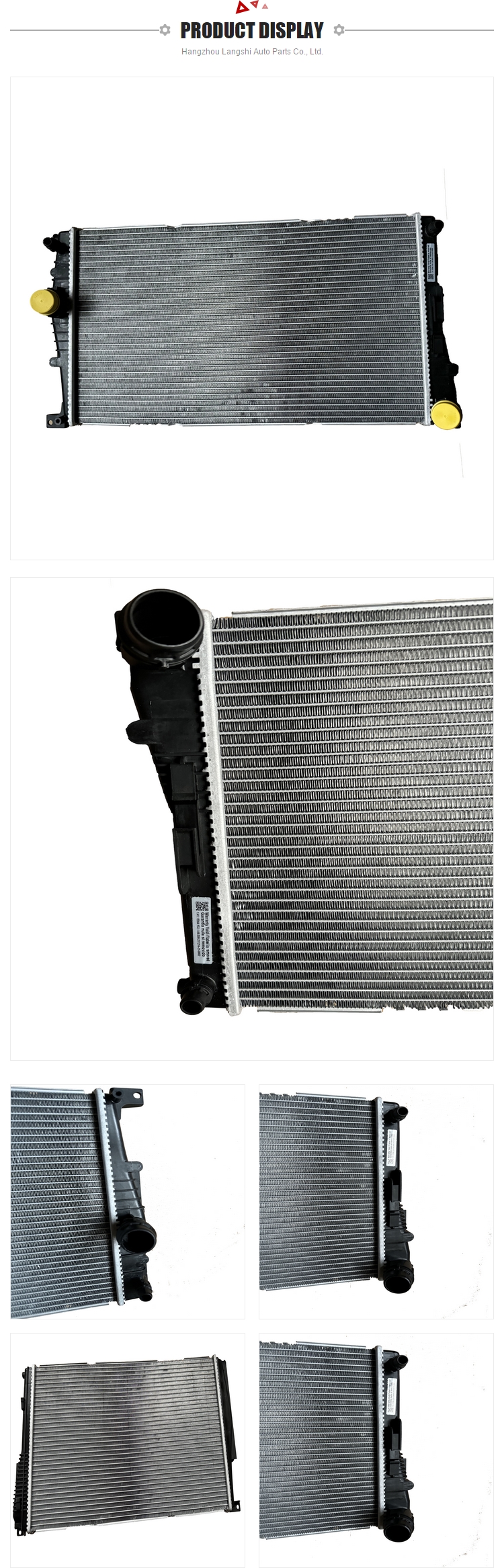 Aluminum Radiator Water Tank for BMW F30 F35 F31 F32 F33 F34 F36 F20 F21 F22 2014- Engine 335 i xDrive