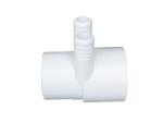 White Spa Bubble Bath 3 Way PVC Fittings / Flexible 3 Way Pipe Fitting