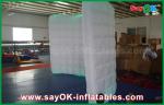 Small Photo Booth 210D Oxford Lighting Inflatable Wall Photo Booth Wedding With