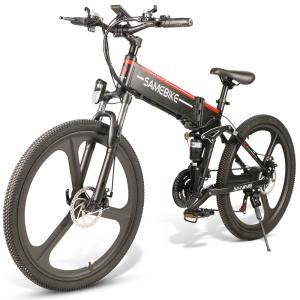 Quality Samebike 26 Inch Folding Electric Bike LO26 With 10.4Ah Lithium Battery wholesale