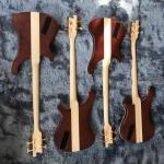 Custom Grand Rickenbacker Style 4 Strings Neck Through Body Electric Bass Guitar
