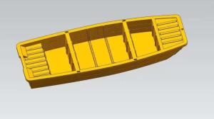 Quality Custom 3.3m Boat Mouldings Strong Impact Resistance wholesale