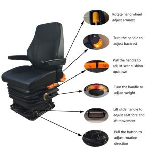 Quality Mechanical Suspension Mining Seats / Subway Train Driver Seat wholesale