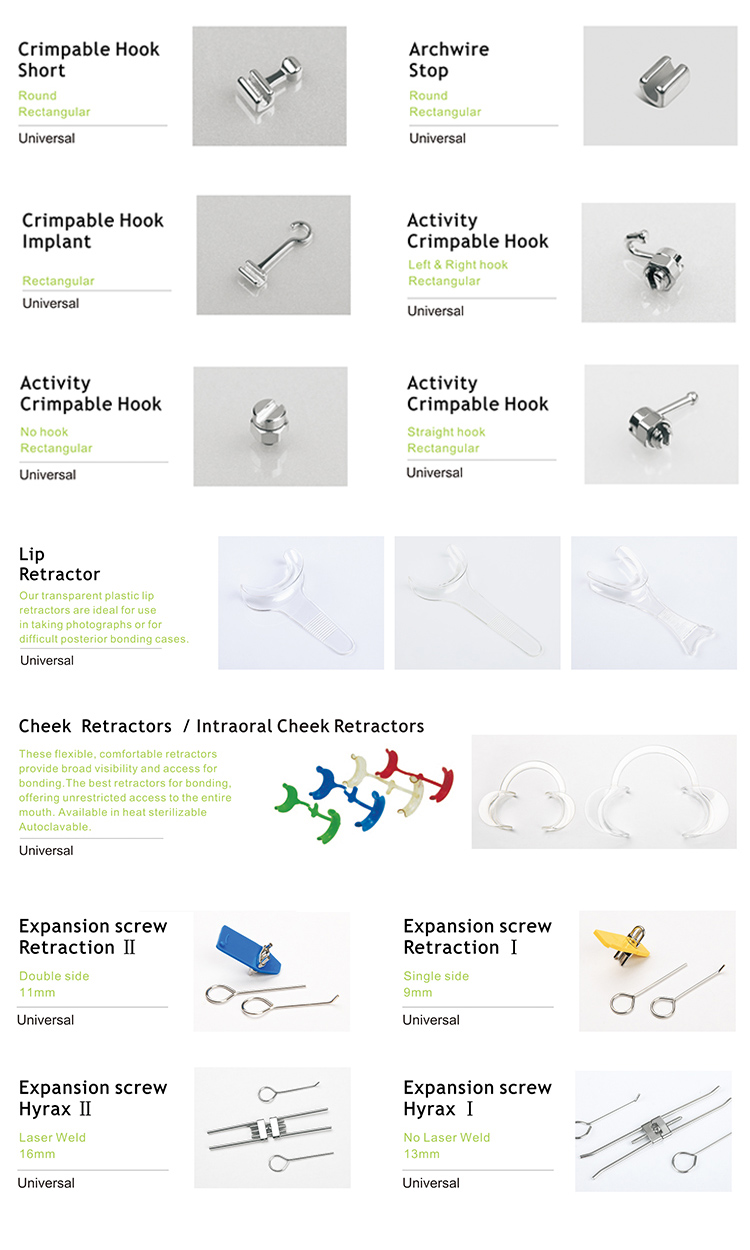 EN ISO 13485 2012 Orthodontic Accessories Metal Dental Hyrax Expansion Screw