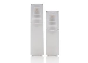 Quality Spring Outside Snap On Frosted Airless Bottle With White Color Spray Pump wholesale