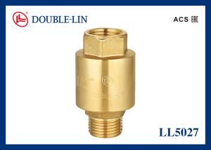 Quality NBR Gasket 1/2&quot; Female X Male Brass Spring Check Valves wholesale