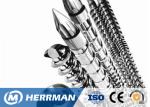 38CrMOALA Material Plastic Extruder Screw , Durable Parallel Twin Screw, cable