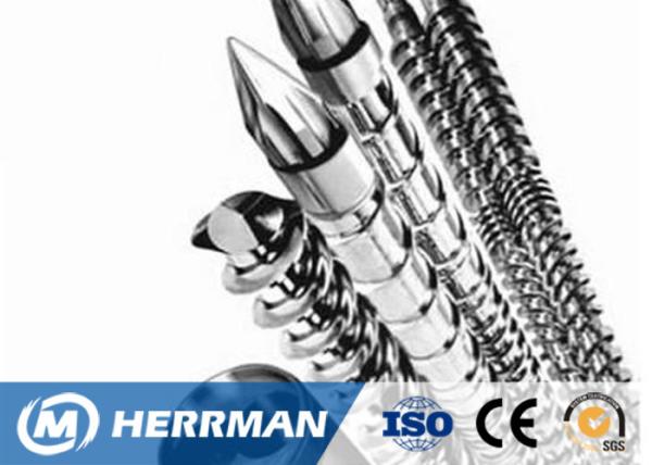 38CrMOALA Material Plastic Extruder Screw , Durable Parallel Twin Screw, cable