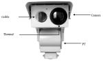 FCC Military Grade Thermal Camera For Border Security , White Infrared Thermal