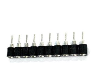 Quality H3.0 2.54mm PPS PCB Round Female Header 1*N Pin Single Row wholesale