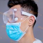 Double Sided Anti Fog Wide Vision PVC PC Lab Safety Goggle