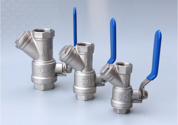 1/2&quot;-1&quot; Long Handle Filter Valve Stainless Steel Body Ball Valve