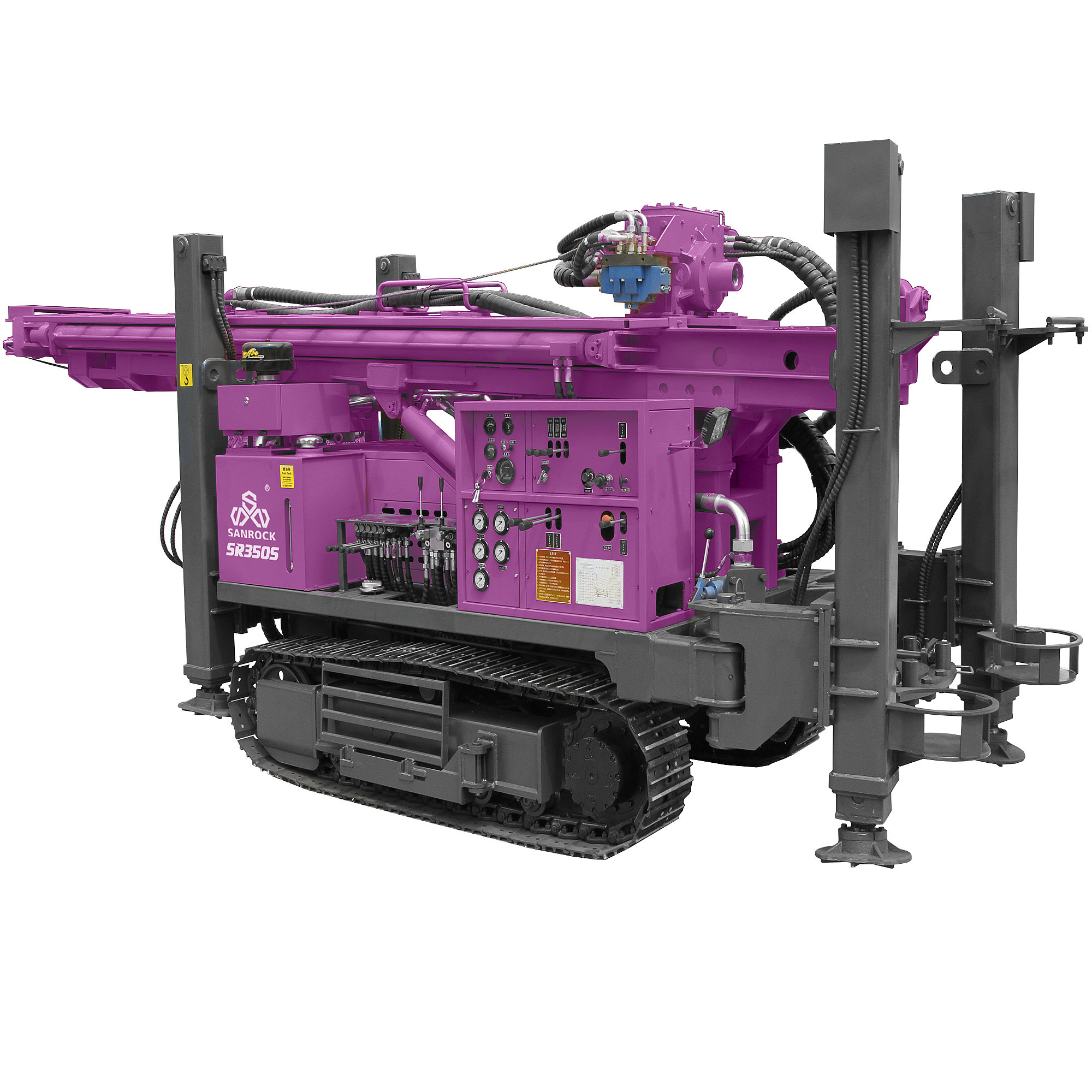 Hydraulic Water Well Drilling Rig Equipment Crawler Deep Water Well Drilling Machine