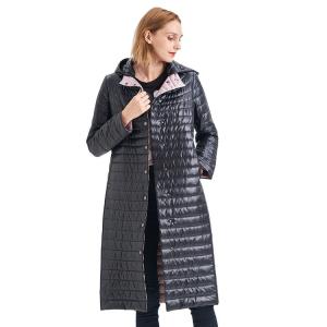 Quality Latest Design Superior Quality FODARLLOY 2022 winter Hot sale keep warm hooded ladies overcoat wholesale
