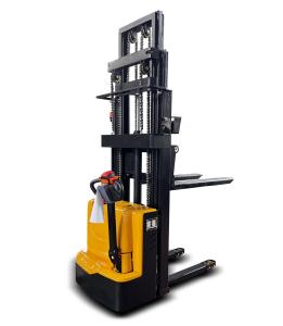 Quality Electric Lifting Of 1.5t 1500mm Three Stage Mast Fully Electric Stacker wholesale